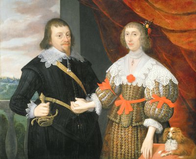 Férj és feleség portréja alkotó: John Parker