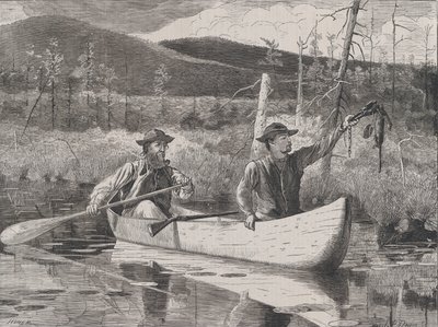 Trapping in the Adirondacks Minden szombaton, Vol. I, Új sorozat, 1870. október 24. alkotó: John Parker Davis