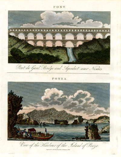 Történelmi hidak - Pont du Gard és Ponza kikötője alkotó: John Pass