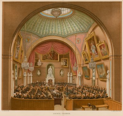 Tanácsháza, Guildhall, London alkotó: John Phillipp Emslie