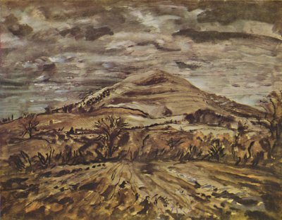 "Hambledon Hill, Dorset", 1946 alkotó: John Piper