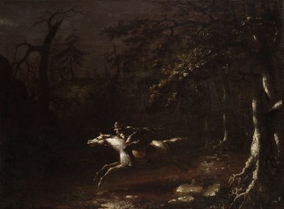 Ichabod daru repül a fej nélküli lovastól alkotó: John Quidor