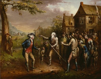 Rip Van Winkle, 1829. alkotó: John Quidor