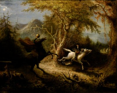 A fejetlen lovas üldözi Ichabod Crane-t alkotó: John Quidor
