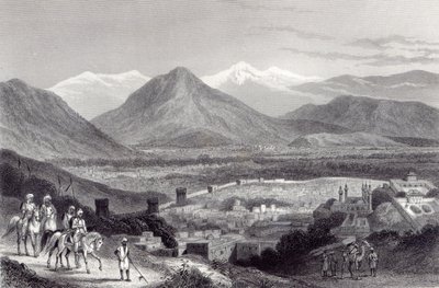 Cabul a Bala Hissarból, J. Stephenson metszete, 1870 körül alkotó: John Ramage