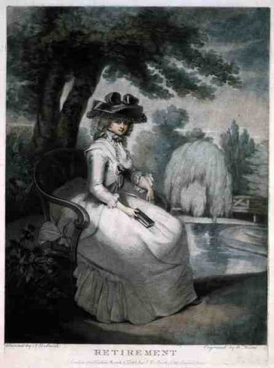 Nyugdíj, William Ward (1766-1826) metszete, kocsma. a művész által alkotó: John Raphael (after) Smith