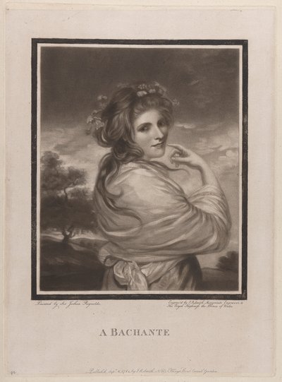 Egy Bachante (Emma Hart, később Lady Hamilton) alkotó: John Raphael Smith
