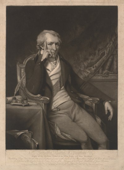 Benjamin Thompson, Rumford grófja alkotó: John Raphael Smith