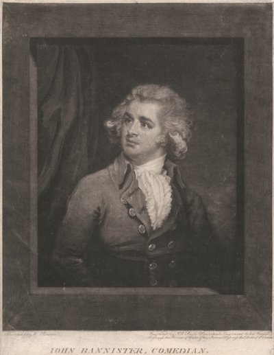John Bannister, komikus, 1787 alkotó: John Raphael Smith