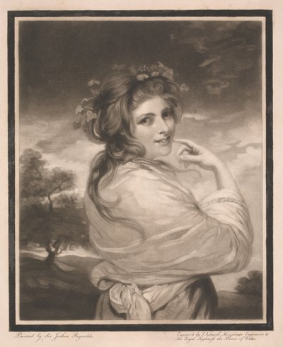 Lady Hamilton bakkhánsnőként alkotó: John Raphael Smith
