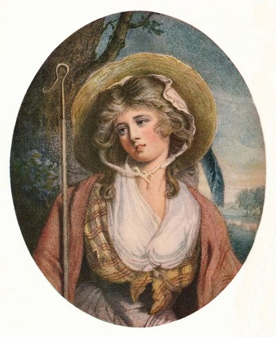 A pásztorlány, 1787 alkotó: John Raphael Smith