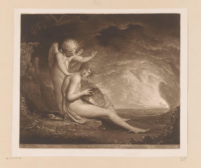 A líra feltalálása Mercury által Merkúr feltalálja a lírát (cím a tárgyon) alkotó: John Raphael Smith