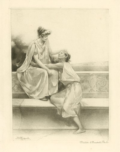 Illusztráció Catullus verseihez (mélynyomás) alkotó: John Reinhard Weguelin