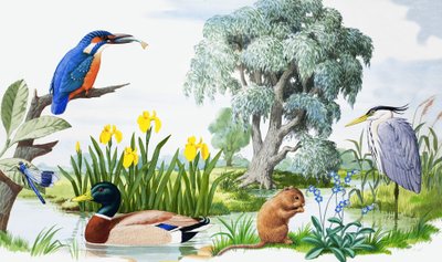 A patak mellett alkotó: John Rignall