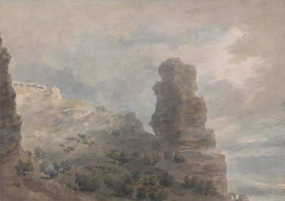 Kilátás a Terracina fogadójából alkotó: John Robert Cozens