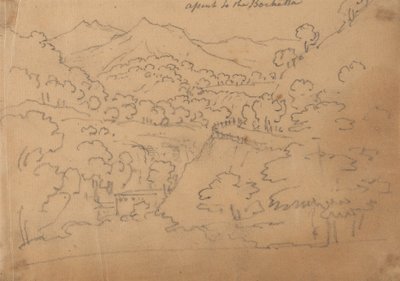 Felmászás a Bochettára alkotó: John Robert Cozens