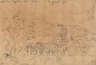 A portici villában, augusztus 30 alkotó: John Robert Cozens