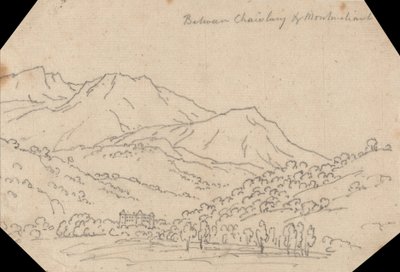 Chambery és Montmélian között alkotó: John Robert Cozens