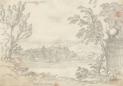 Castel Gandolfo alkotó: John Robert Cozens