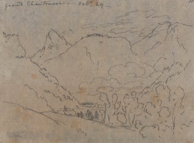 Grand Chartreuse, október 24 alkotó: John Robert Cozens
