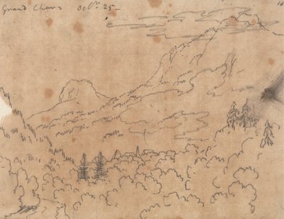Grand Chartreuse, október 25 alkotó: John Robert Cozens