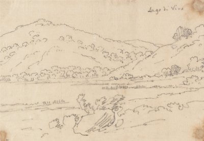 Vico-tó alkotó: John Robert Cozens