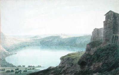 Nemi-tó alkotó: John Robert Cozens