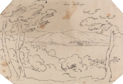 Perugia-tó alkotó: John Robert Cozens