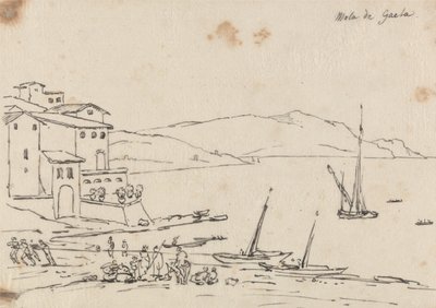 Mola di Gaeta alkotó: John Robert Cozens