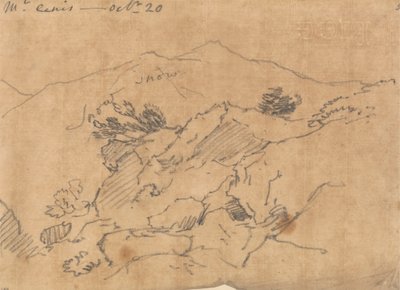 Mont Cenis, október 20 alkotó: John Robert Cozens