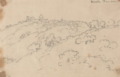 Montefiascone alkotó: John Robert Cozens