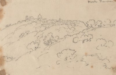 Monte Fiascone alkotó: John Robert Cozens