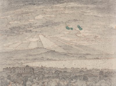 Nápoly Sir William Hamilton villájából, Porticiből alkotó: John Robert Cozens