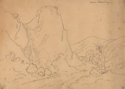 Chambéry közelében alkotó: John Robert Cozens