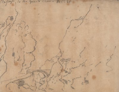 Átjáró a Grand Chartreuse-ba alkotó: John Robert Cozens
