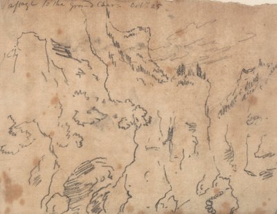 Átjárás a Grand Chartreuse-ba, október 25 alkotó: John Robert Cozens