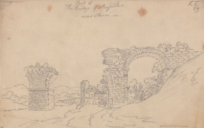Augustus hídja Narni mellett alkotó: John Robert Cozens