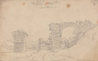 Augustus hídja Narninál alkotó: John Robert Cozens