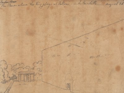 A hely, ahol a király játszik Palloniban alkotó: John Robert Cozens