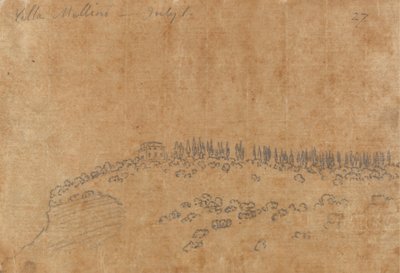 Villa Mellini, július 1 alkotó: John Robert Cozens