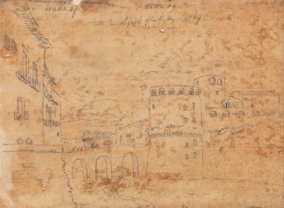 Nápoly falai, október 19. alkotó: John Robert Cozens