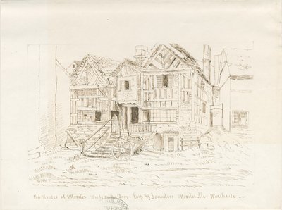 Uttoxeter Town – Ale Warehouse: toll- és tusrajz, és [?19. század közepe] alkotó: John Robert Fernyhough