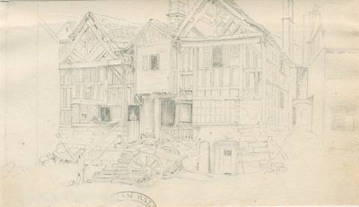 Uttoxeter Town – [Ale Warehouse]: ceruzarajz és [?19. század közepe] (rajz) alkotó: John Robert Fernyhough