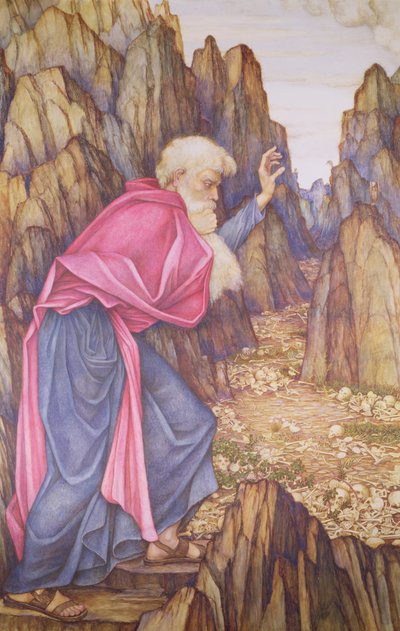 Ezékiel látomása alkotó: John Roddam Spencer Stanhope