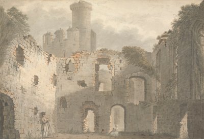 Conway kastély, belső kilátás alkotó: John Roe of Warwick