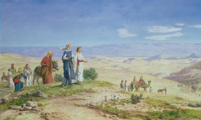 Jeruzsálemen kívül, 1878 (olaj, vászon a fedélzeten) alkotó: John Rogers Herbert