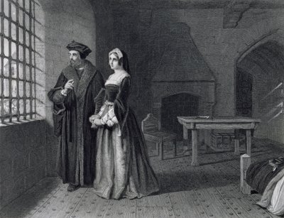 Sir Thomas More (1478-1535) Outrim metszete alkotó: John Rogers Herbert