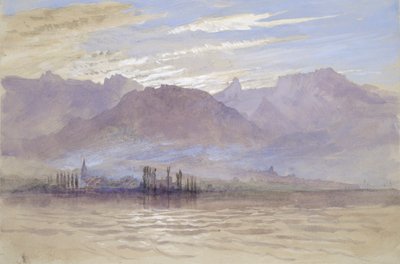 Tavaszi reggel, északkeleti széllel, Veveynél, 1849. május-június vagy 1869. május 1. alkotó: John Ruskin