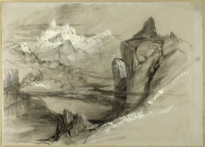 Hegyi táj alkotó: John Ruskin