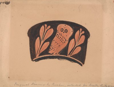 Bagoly, egy padlás Kantharos után alkotó: John Ruskin